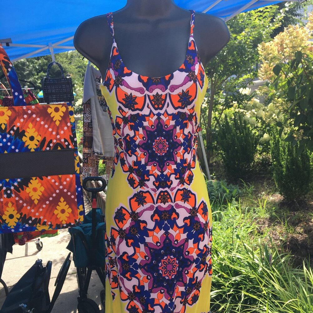Summer maxi stretch dress M or S - new